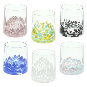 Set 6 pahare Venezia, Andrea Fontebasso, 300 ml, sticla, multicolor imagine