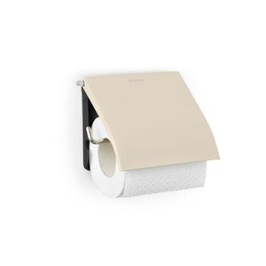 Suport hartie igienica, Brabantia, Soft Beige, 13.2x1.7x12.3 cm, otel, bej imagine