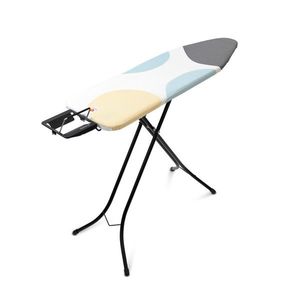 Masa de calcat, Brabantia B, Spring Bubbles, 124x38 cm, 7 pozitii de reglare, otel/bumbac imagine