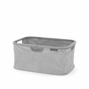 Cos de rufe / cos depozitare, pliabil, Brabantia, Linn, 40 L, 36x54x26.5 cm, textil, gri imagine