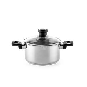 Oala cu capac Sophia, Luigi Ferrero, 18x10 cm, 2.3 L, inox imagine