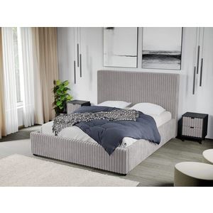 Pat Tapitat Reno cu somiera fixa Gri - Tilia 11 140x200 imagine
