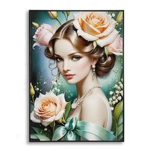 Mauro Ferretti Pânză Lacuită cu Cadru -B- cm 72x4x102 Fantasy | Aosom Romania imagine