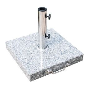 Outsunny Suport Baza Pentru Umbrela de Gradina in Marmura 29kg, 42x42x36cm imagine