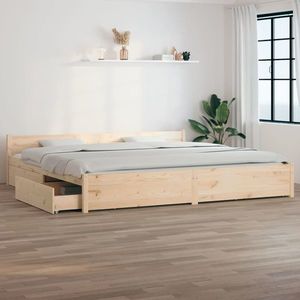 vidaXL Cadru de pat cu sertare, 200x200 cm imagine
