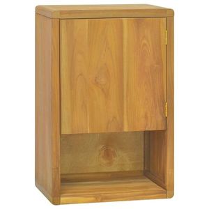vidaXL Dulap de baie montat pe perete, 45x30x70 cm, lemn masiv de tec imagine