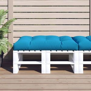 vidaXL Pernă pentru paleți, albastru, 120x80x12 cm, material textil imagine