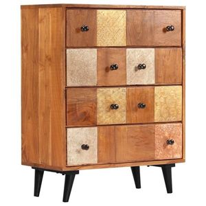 vidaXL Scrin, 60 x 30 x 75 cm, lemn masiv de acacia imagine