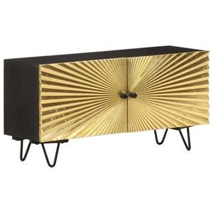 vidaXL Comodă TV, 90x30x45 cm, lemn masiv de mango imagine