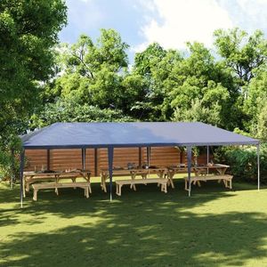vidaXL Cort de petrecere, albastru, 4 x 9 m imagine