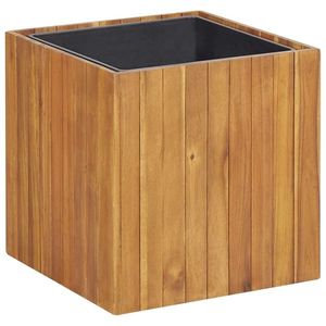 vidaXL Strat înălțat de grădină cu ghiveci 43, 5x43, 5x44 cm cm acacia imagine