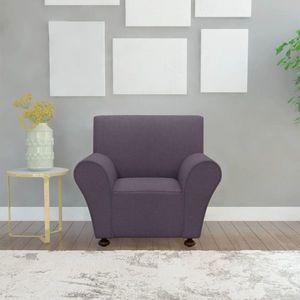 vidaXL Husă elastică pentru canapea din poliester jerseu, antracit imagine