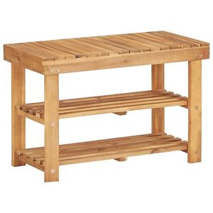 vidaXL Pantofar, 70 x 32 x 46 cm, lemn masiv de acacia imagine