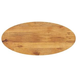 vidaXL Blat de masă oval, 120x50x3, 8 cm, lemn masiv de mango imagine