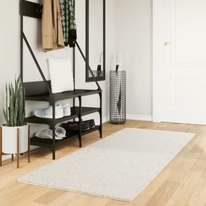 vidaXL Covor „OVIEDO”, fire scurte, bej, 80x200 cm imagine