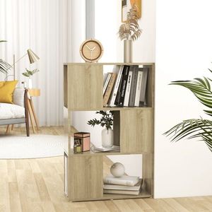 vidaXL Bibliotecă/Separator cameră, stejar sonoma, 60x24x94 cm, PAL imagine