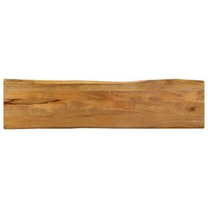 vidaXL Blat masă cu margini naturale, 160x40x2, 5 cm, lemn masiv mango imagine