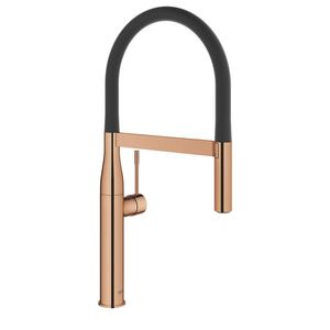 Baterie bucatarie Grohe Essence cu pipa flexibila ProfiSpray warm sunset imagine