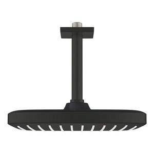 Palarie de dus Grohe Tempesta 250 Cube cu brat de dus de tavan 142mm matte black imagine