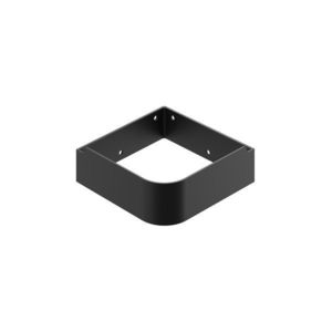 Consola pentru lavoar de colt Ravak Yard de 28x28cm negru imagine