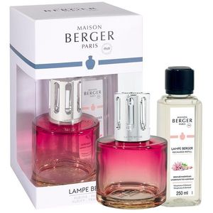 Set Maison Berger lampa catalitica Pure Rose-Nude cu parfum Sous les Magnolias imagine