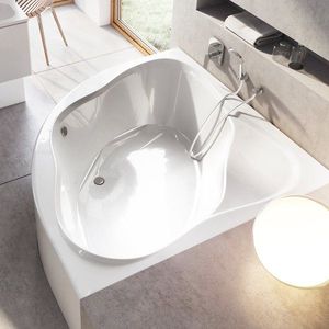 Cada baie de colt Ravak New Day 140x140cm acril imagine