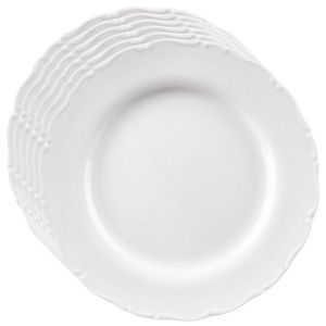 Orion Set de farfurii superficiale din porțelanMona rim 6 buc, 24, 5 cm imagine