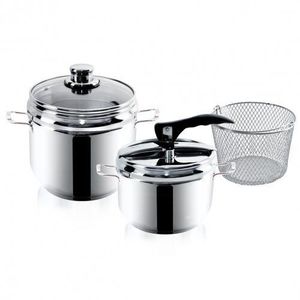 Oală sub presiune din oțel inoxidabil Orion Profi Duo, 5 l, 3, 5 l imagine