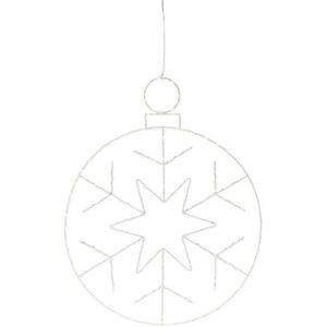Decorațiune suspendată de Crăciun cu LED-uri Kerstball Snowflake 250 LED, 48 cm imagine