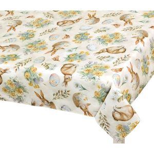 Față de masă Bellatex Iepuraș de Paște floare bej, 70 x 70 cm, 70 x 70 cm imagine