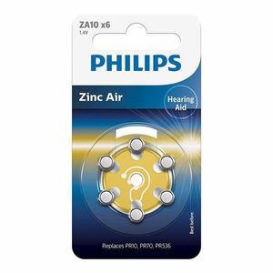 Baterii pentru aparate auditive Philips ZA10 1, 4 V imagine