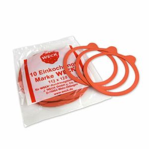 Set de etanșare pentru borcane Weck 10 piese 112 x 128 cm, diametru 120 mm imagine