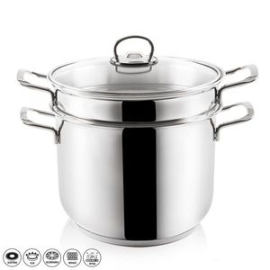 Oală de paste Orion Anett, 3 piese, din inox, 6 l imagine