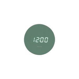Karlsson 5981GR ceas LED de design cu alarmăverde, dia. 9 cm imagine