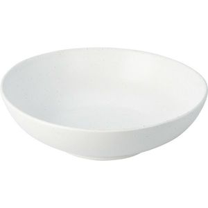 Farfurie adâncă din gresie Stone, 680 ml, alb, alb imagine