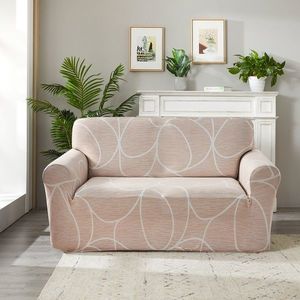 Husă elastică pentru canapea 4Home Abstract bej , 190-230 cm + față de pernă gratuit, 190-230 cm imagine