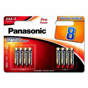 Set de baterii AAA Panasonic LR03PPG/8BW Pro PowerGold imagine