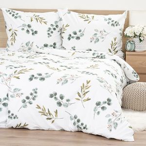 Lenjerie de pat din bumbac 4Home Eucalyptus , 140x 220 cm, 70 x 90 cm, 140 x 220 cm, 70 x 90 cm imagine
