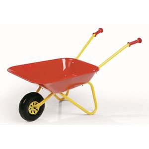 Roabă metalică de grădinărit Rollytoys 80 x 41x 38 cm, roșu imagine