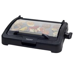 Beper 90871 Grătar electric de masă BBQ, 2200 W imagine