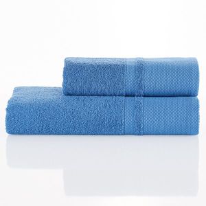 Set prosoape de baie 4Home Deluxe albastru , 70 x 140 cm, 50 x 100 cm, albastru, 50 x 100 cm, 70 x 140 cm imagine