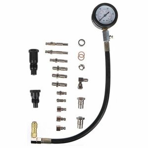 Set testare Sixtol a presiunii cilindrilor motoare MECHANIC ENGINE TESTER 21, 0-70 bar, 21 buc imagine