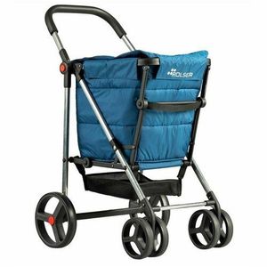 Cărucior cumpărături pliabil cu roți Rolser Basket Polar 4Big, albastru, albastru imagine