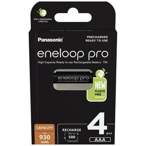 Set acumulatori reîncărcabili PanasonicBK-4HCDE/4BE 930mAh Ni-MN Eneloop PRO AAA imagine