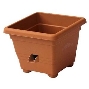 Ghiveci autoudare BERGAMOT Plastia 25 x 25, 25 x 25 cm imagine
