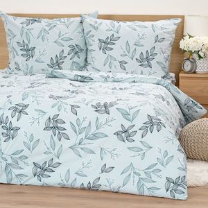 Lenjerie de pat din bumbac 4Home Frosty Leaves , 140 x 220 cm, 70 x 90 cm, 140 x 220 cm, 70 x 90 cm imagine