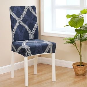 Husă pentru scaun 4Home Elegant albastru , 45-50cm, set de 2 buc. imagine