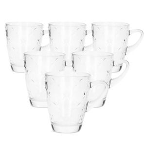Florina Set de căni de sticlă Iris 300 ml, 6 buc imagine