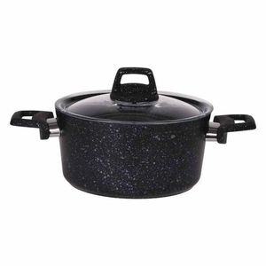 Cratiță din aluminiu cu capac EH Granite 4, 4 l , diam. 24 cm imagine