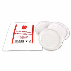 Set de 5 capace de etanșare Weck, diametru 120 mm imagine